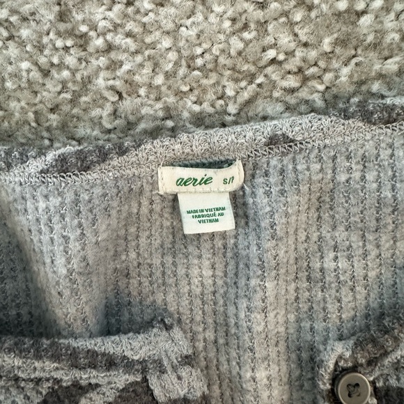 Aerie Gray Zebra Print PJ Set - Picture 8 of 11